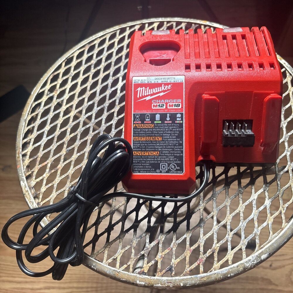 Milwaukee M12/M18 RAPID Battery Charger GENUINE OEM 48-59-1812 Lithium 18V 12V